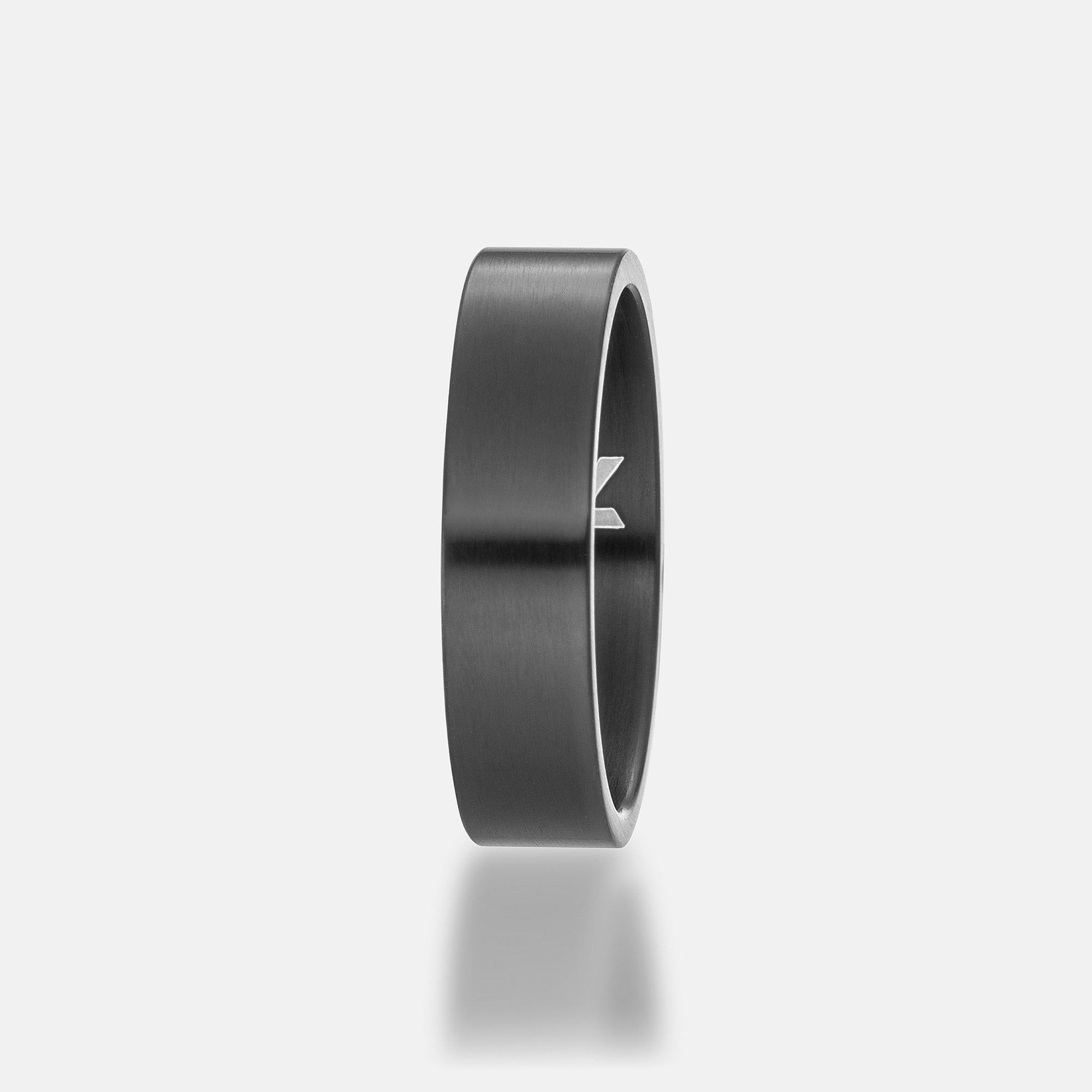K12 - BLACK STEEL RING - 50