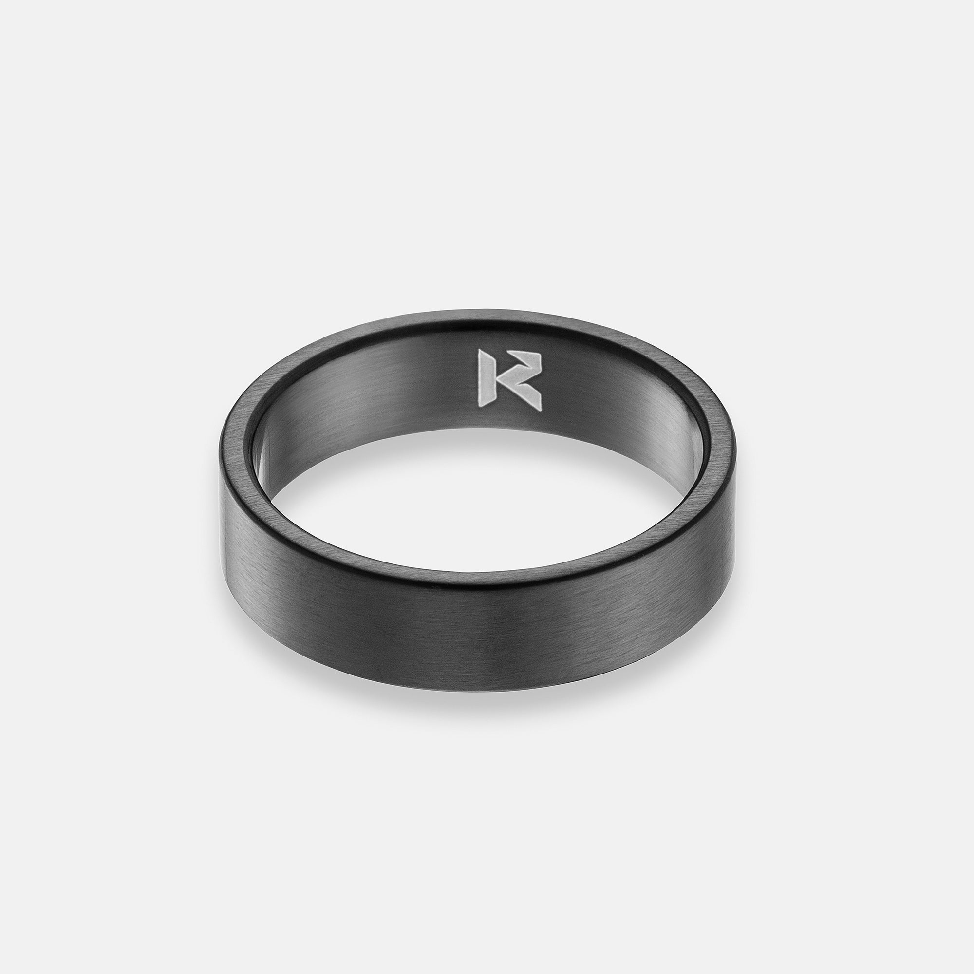 K12 - BLACK STEEL RING - 50