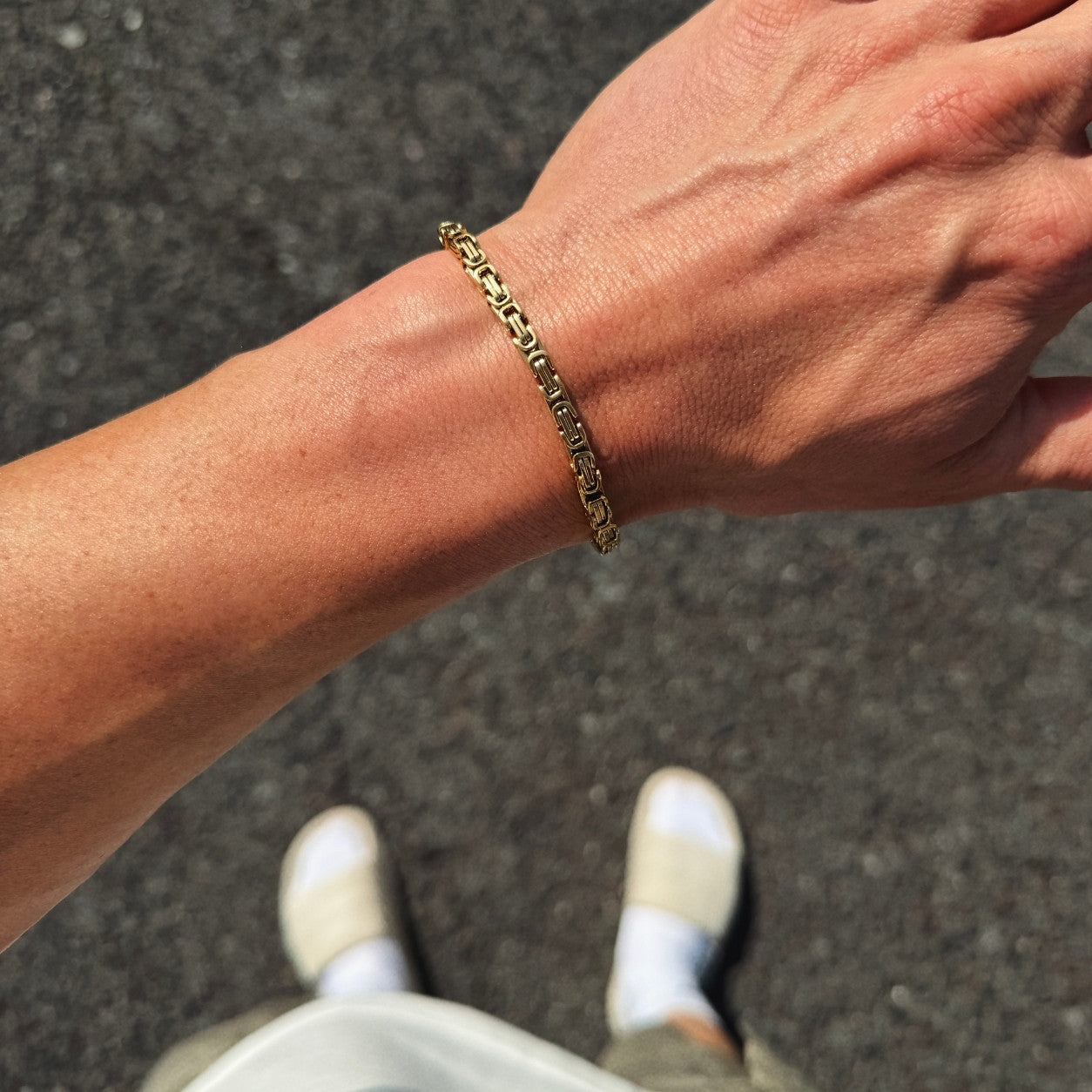 K12 - GOLD KING BRACELET - 4,2MM
