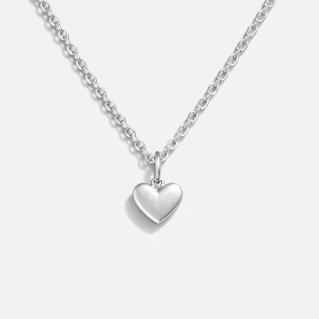 K12 - SILVER HEART - CHAIN