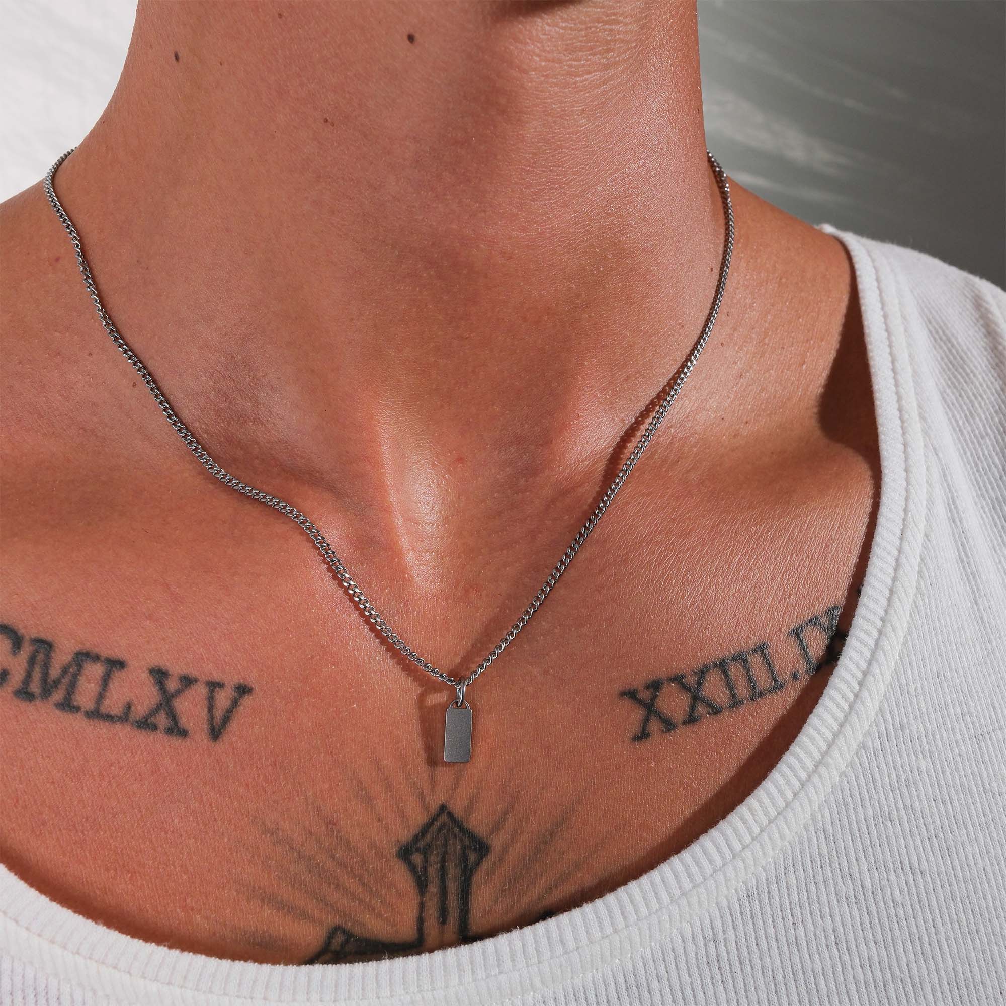 K12 - SILVER TAG CHAIN SLIM