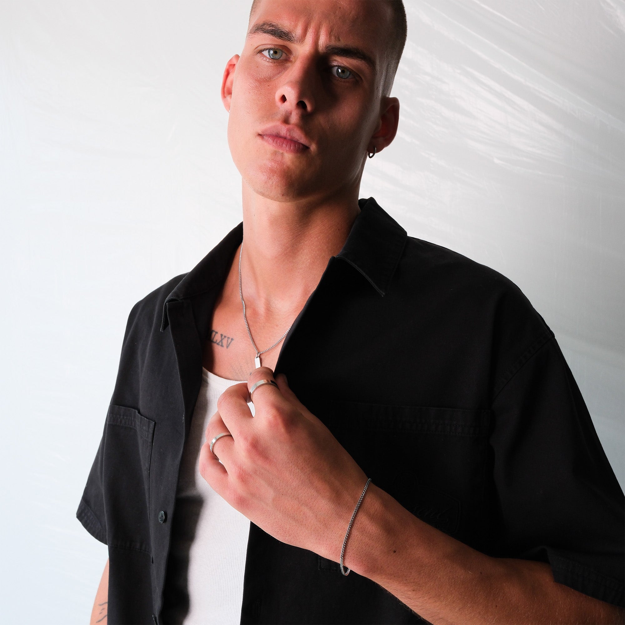 K12 - SILVER CUBAN BRACELET - 2MM