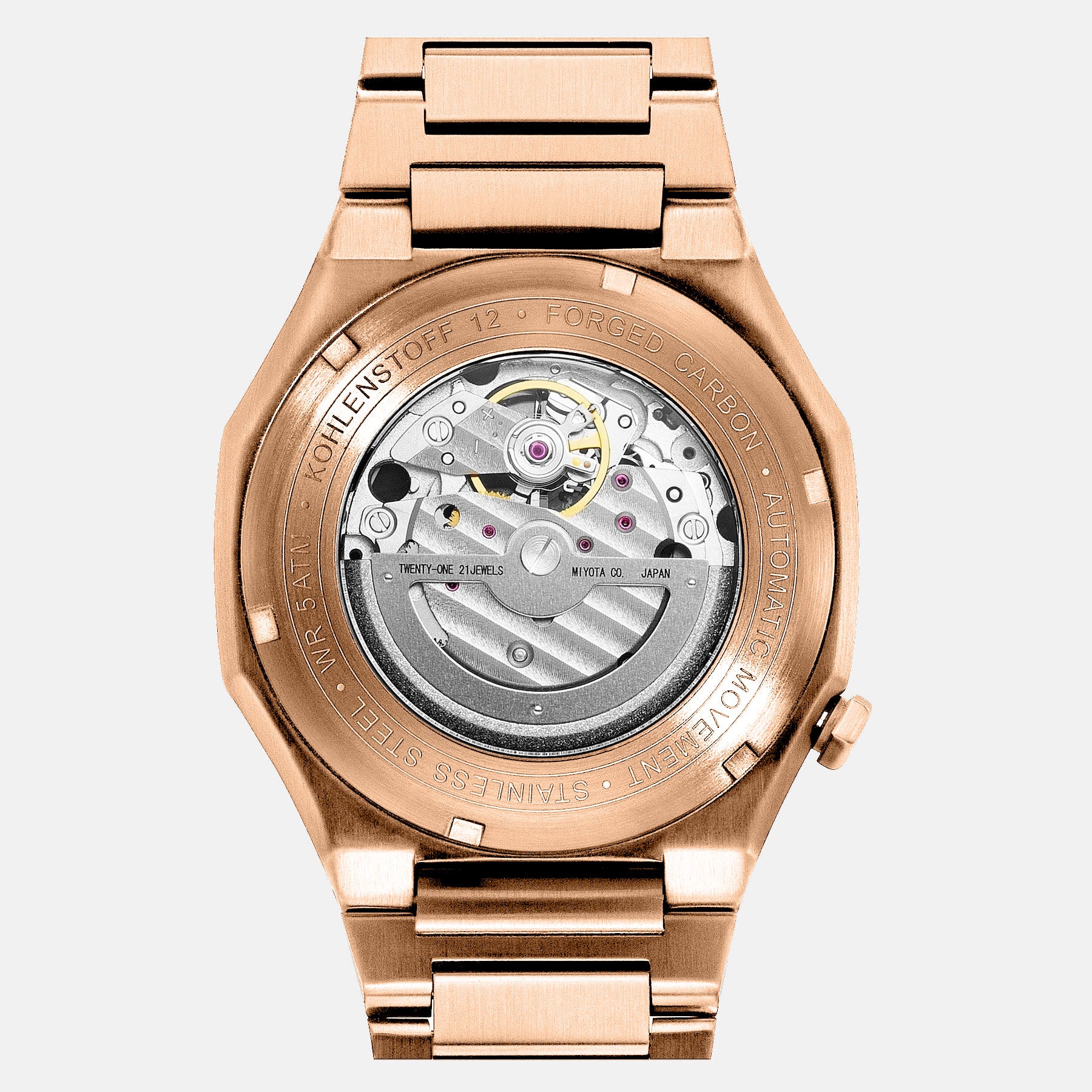 KOHLENSTOFF 12 - 721 - ROSEGOLD AUTOMATIC