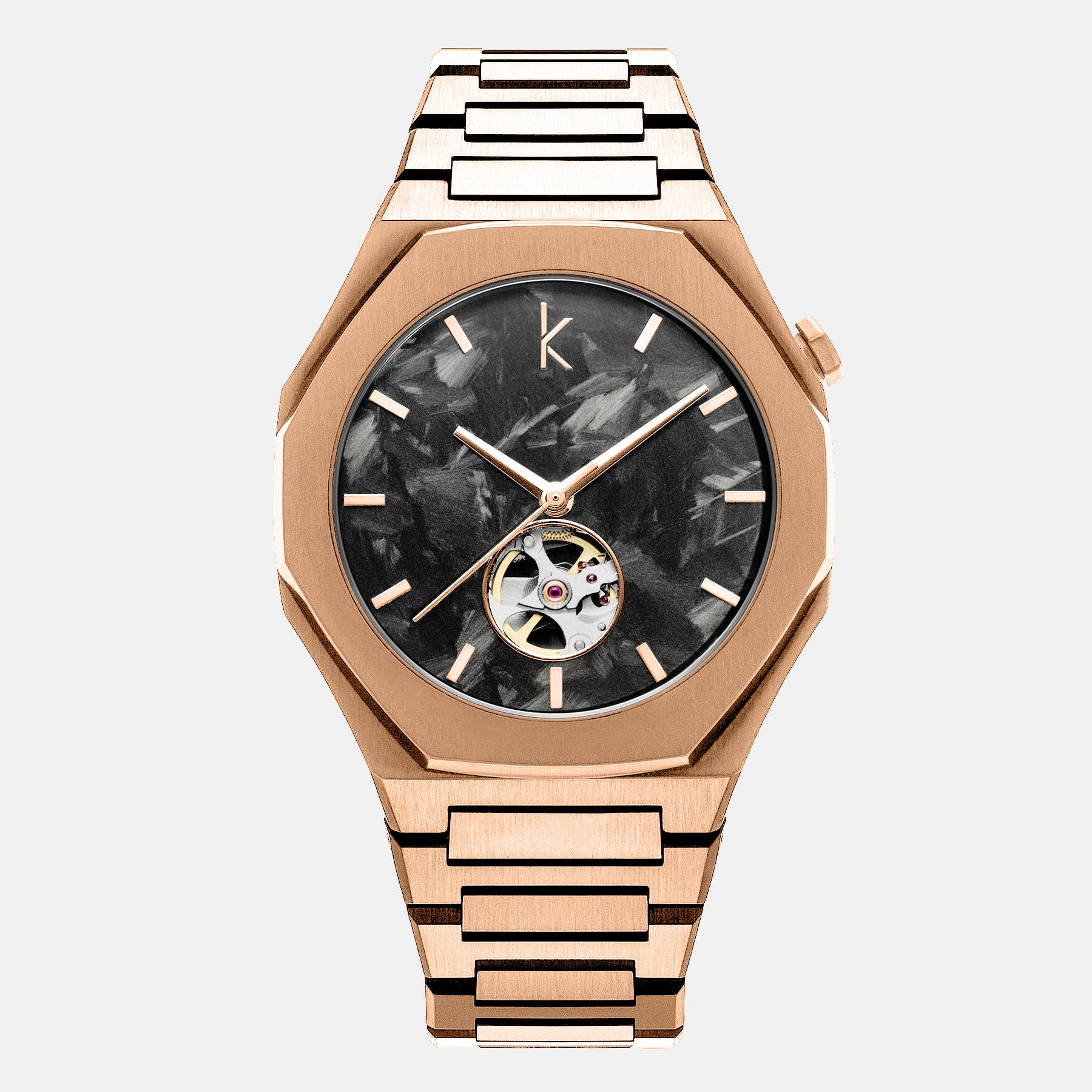 KOHLENSTOFF 12 - 721 - ROSEGOLD AUTOMATIC