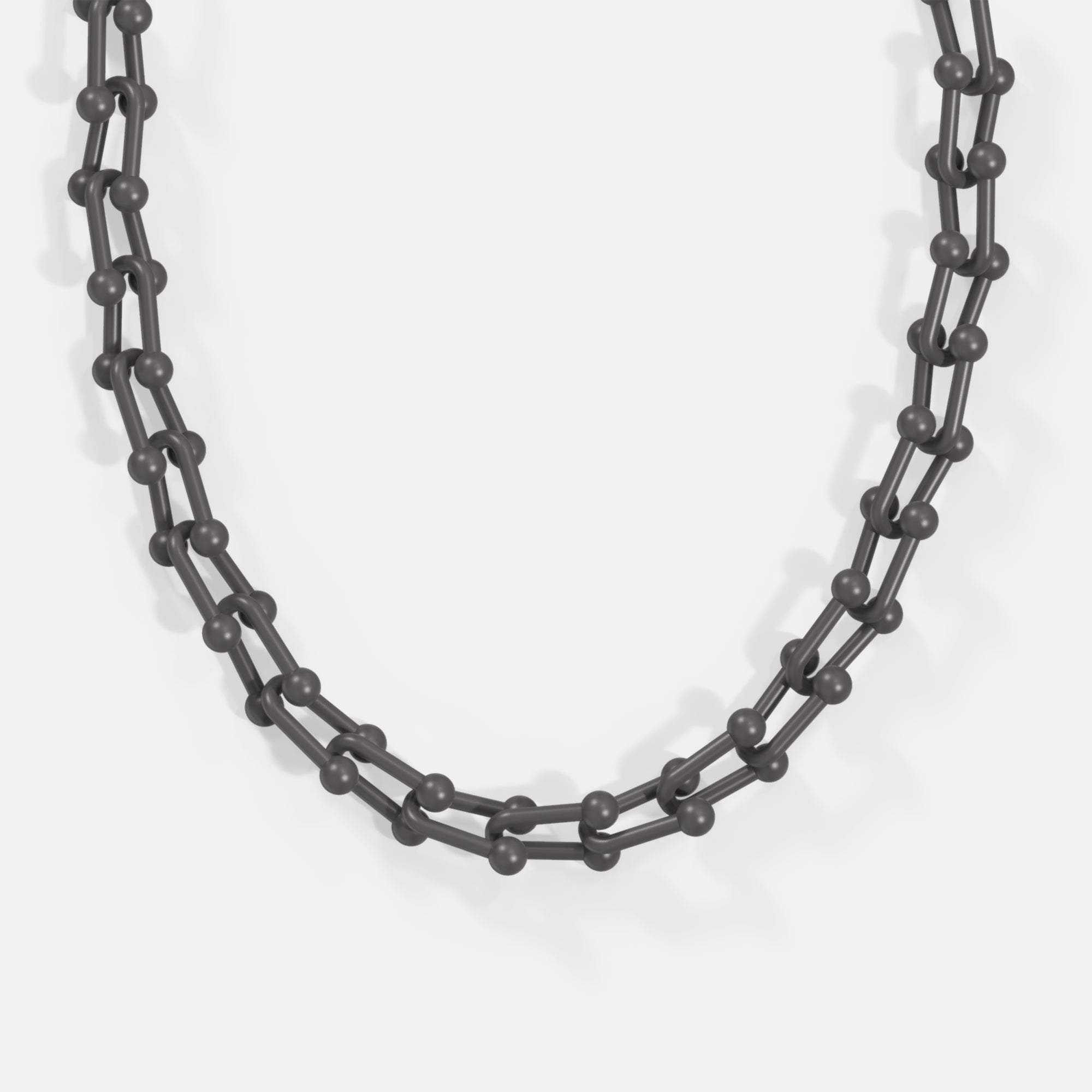 K12 - BLACK U-LINK CHAIN - 13MM