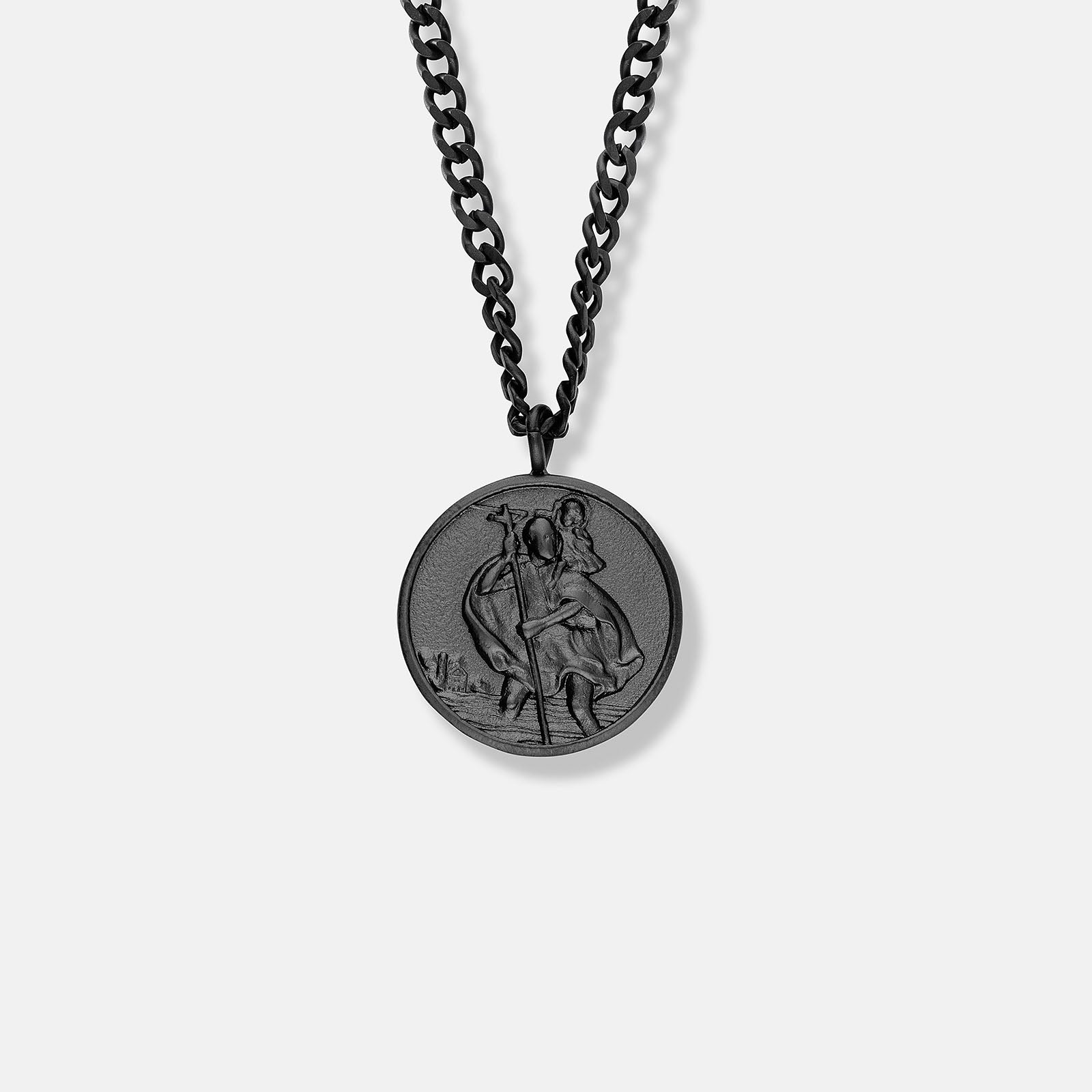 K12 - Black Christophorus Chain