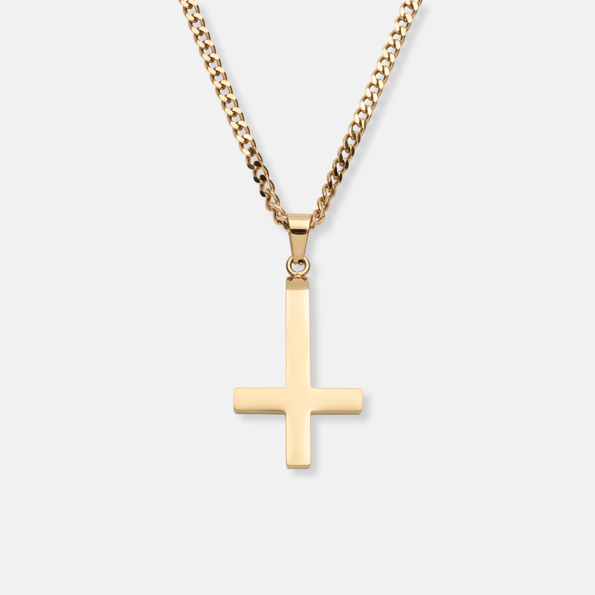 K12 - GOLD STEEL INVERTED VAITH CHAIN