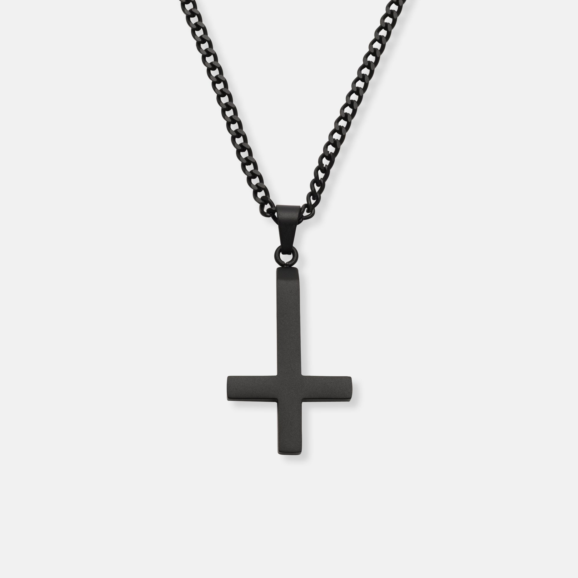 K12 - BLACK STEEL INVERTED VAITH CHAIN