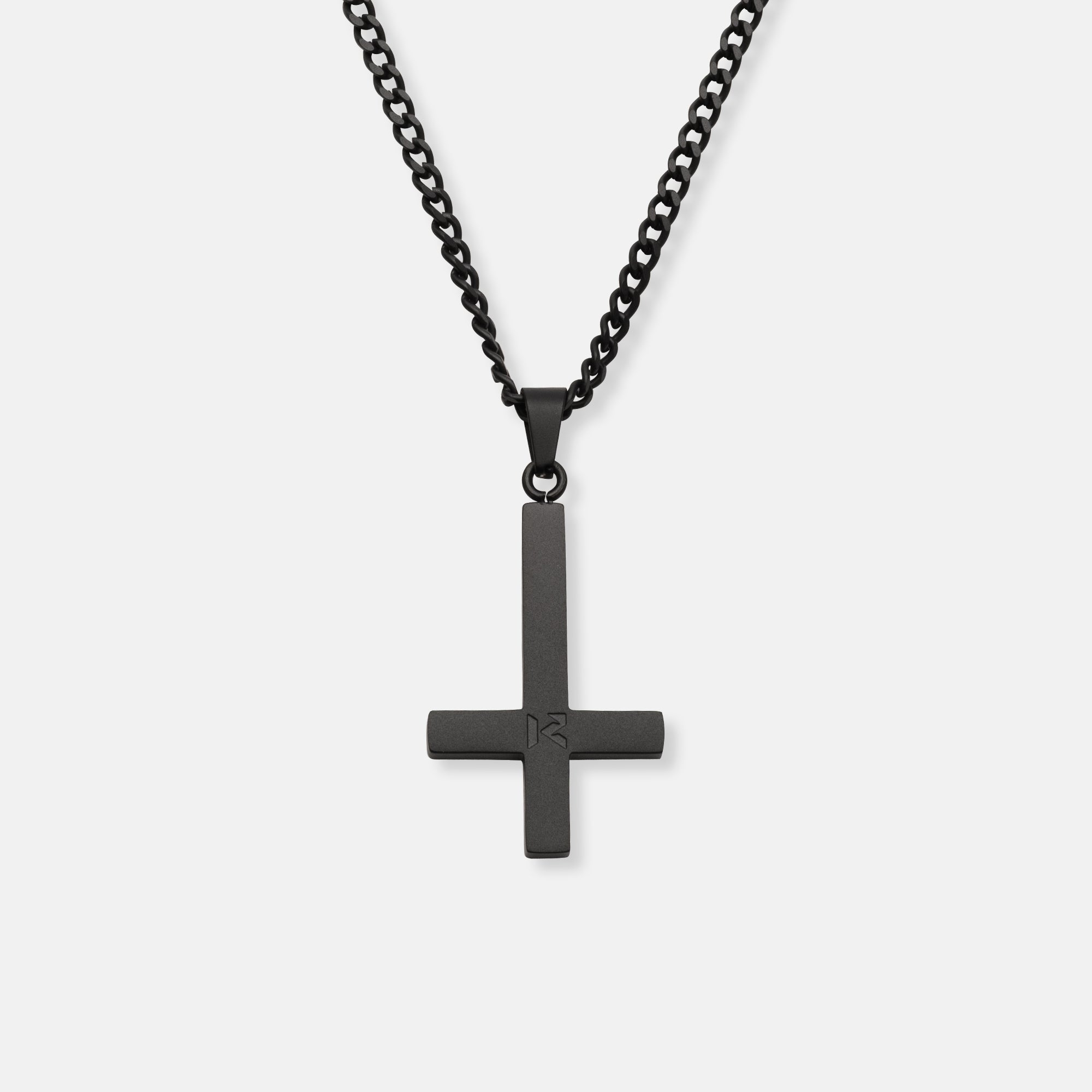 K12 - BLACK STEEL INVERTED VAITH CHAIN