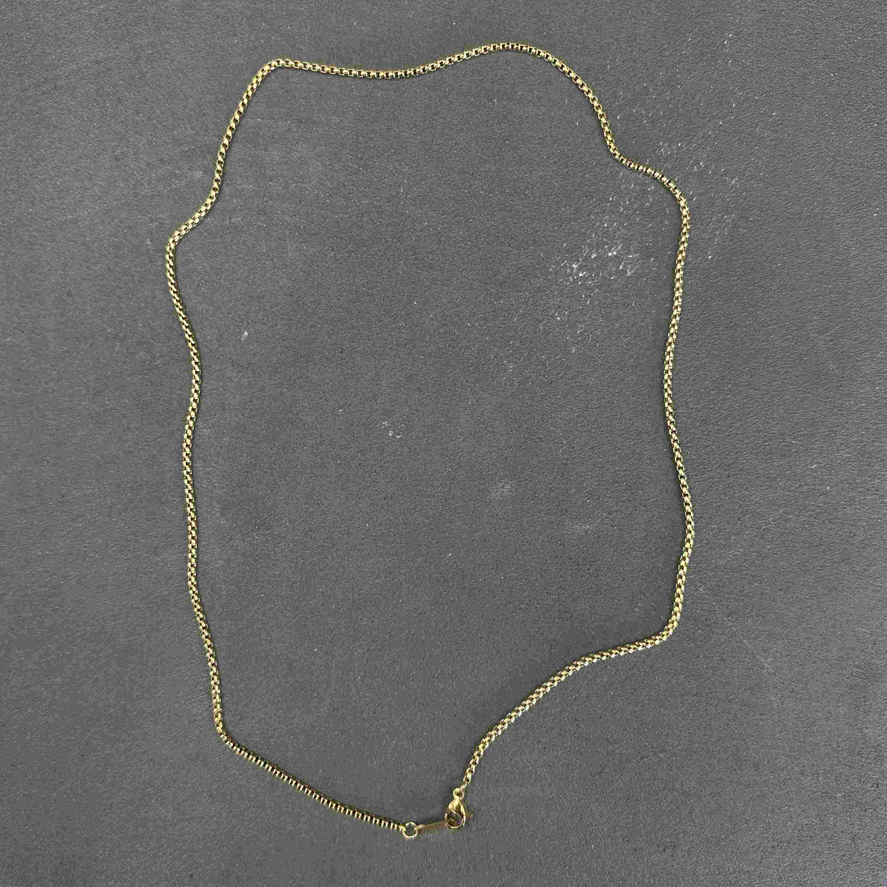 K12 - GOLD BOX CHAIN - 2MM