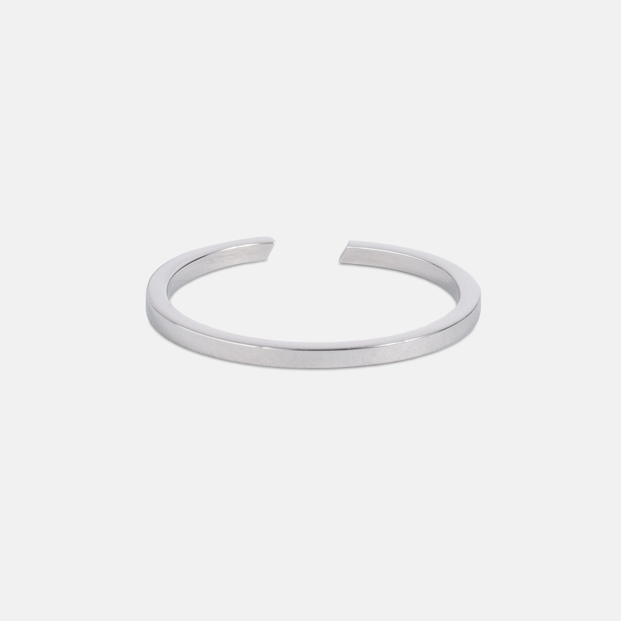 K12 - SILVER ADJUSTABLE RING - 1.6MM