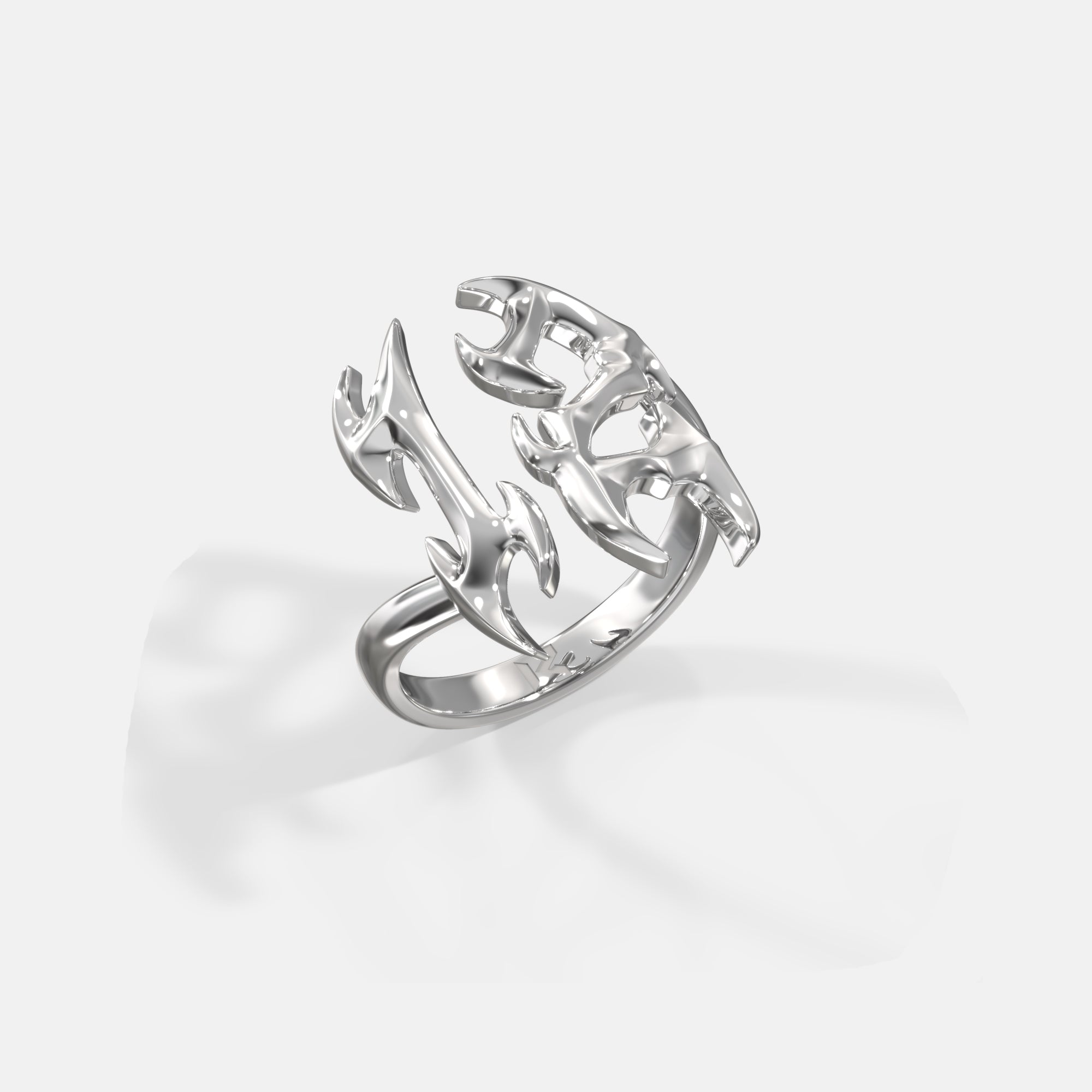 K12 - SILVER NEO TRIBAL RING