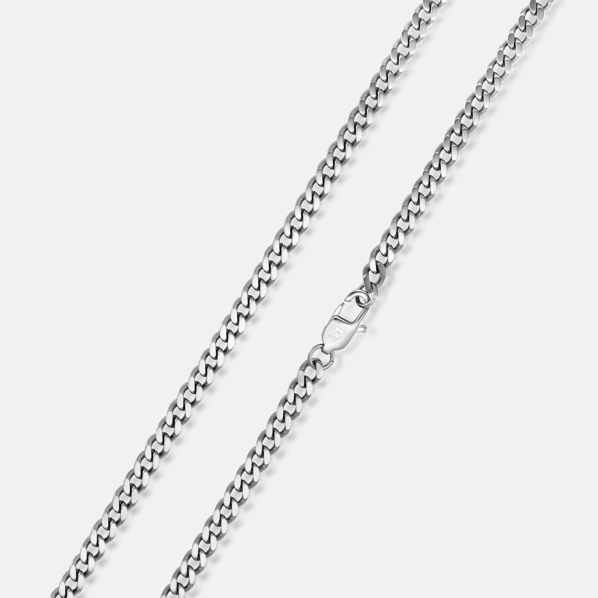 K12 - SILVER CUBAN CHAIN - 6MM