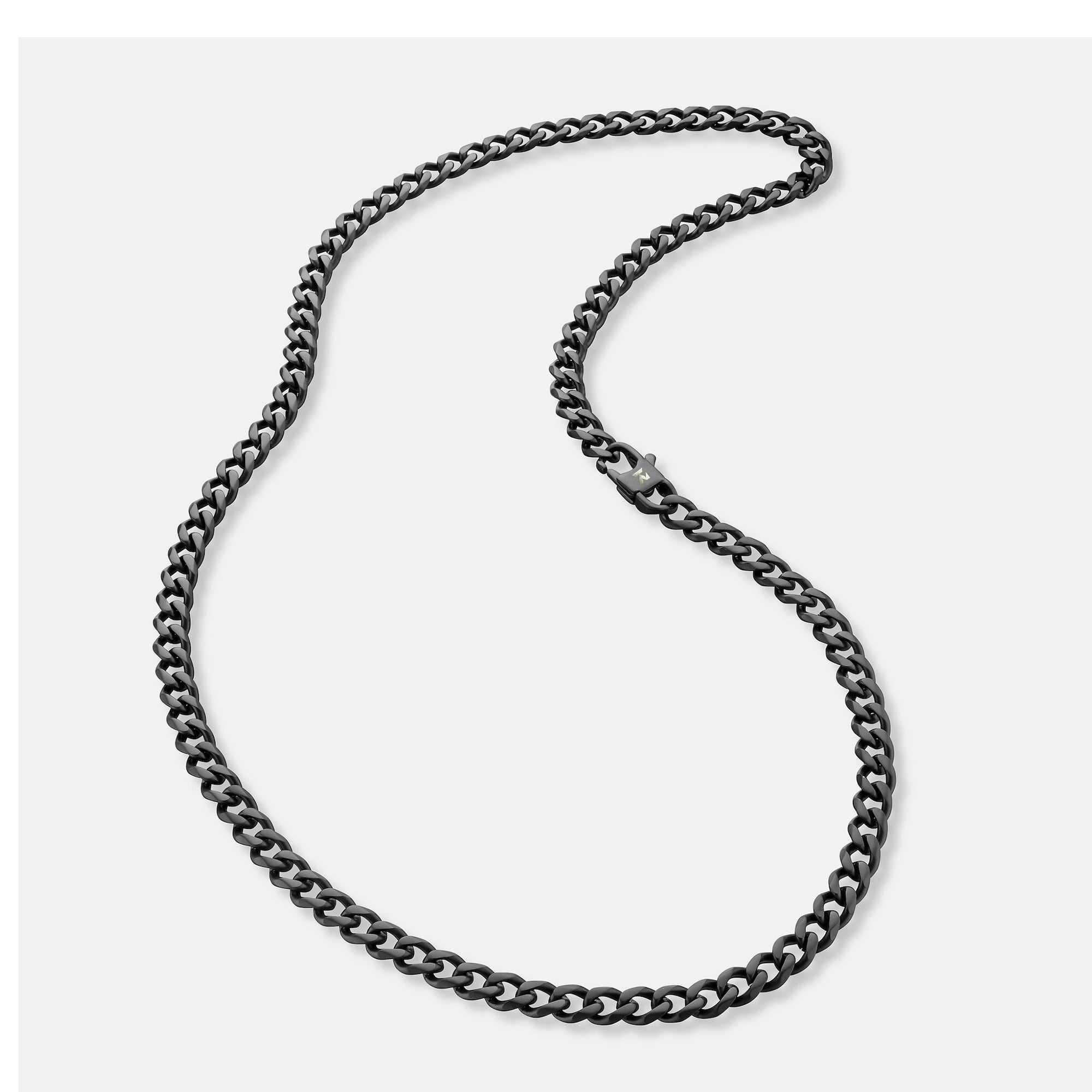 K12 - BLACK CUBAN CHAIN - 6MM