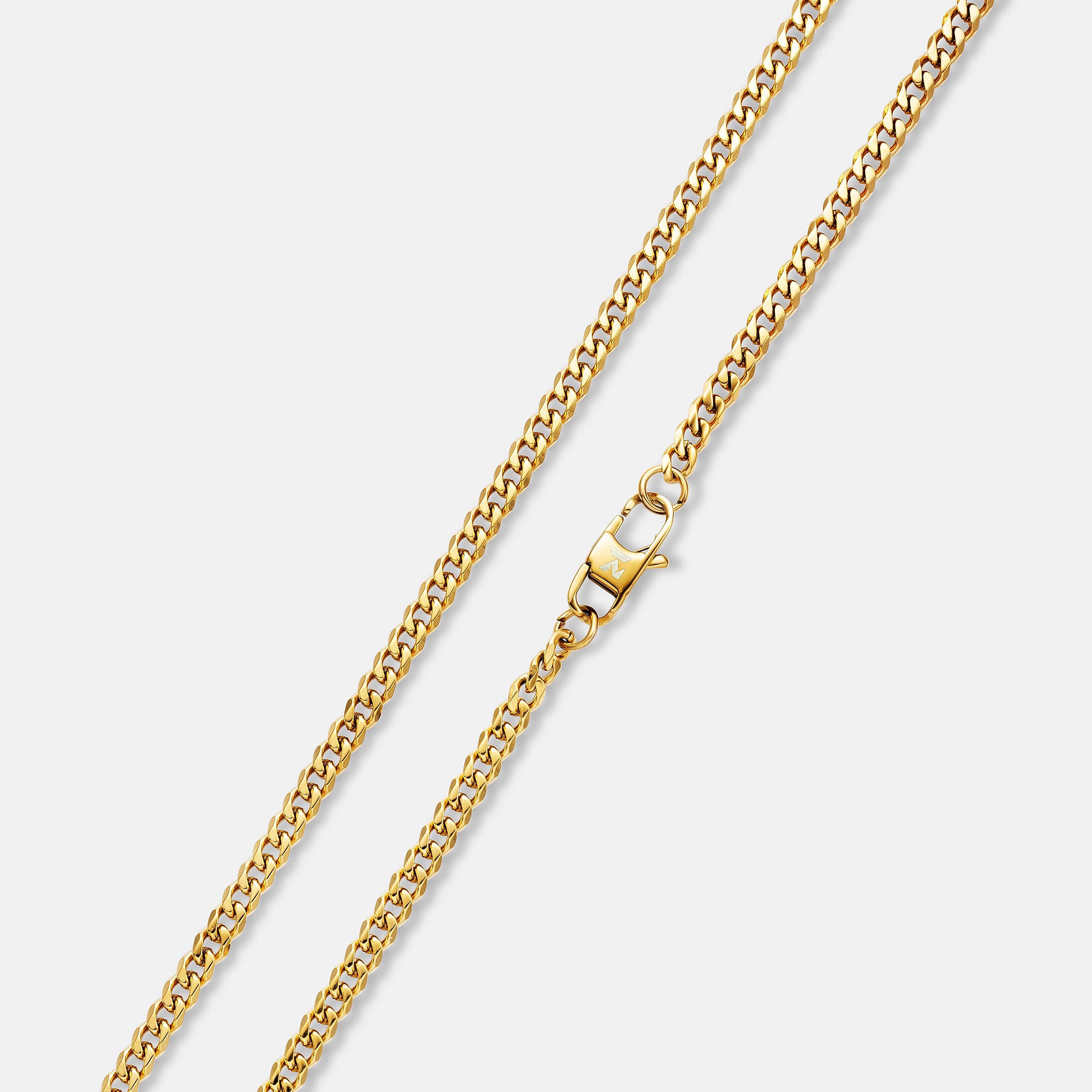 K12 - GOLD CUBAN CHAIN - 4MM