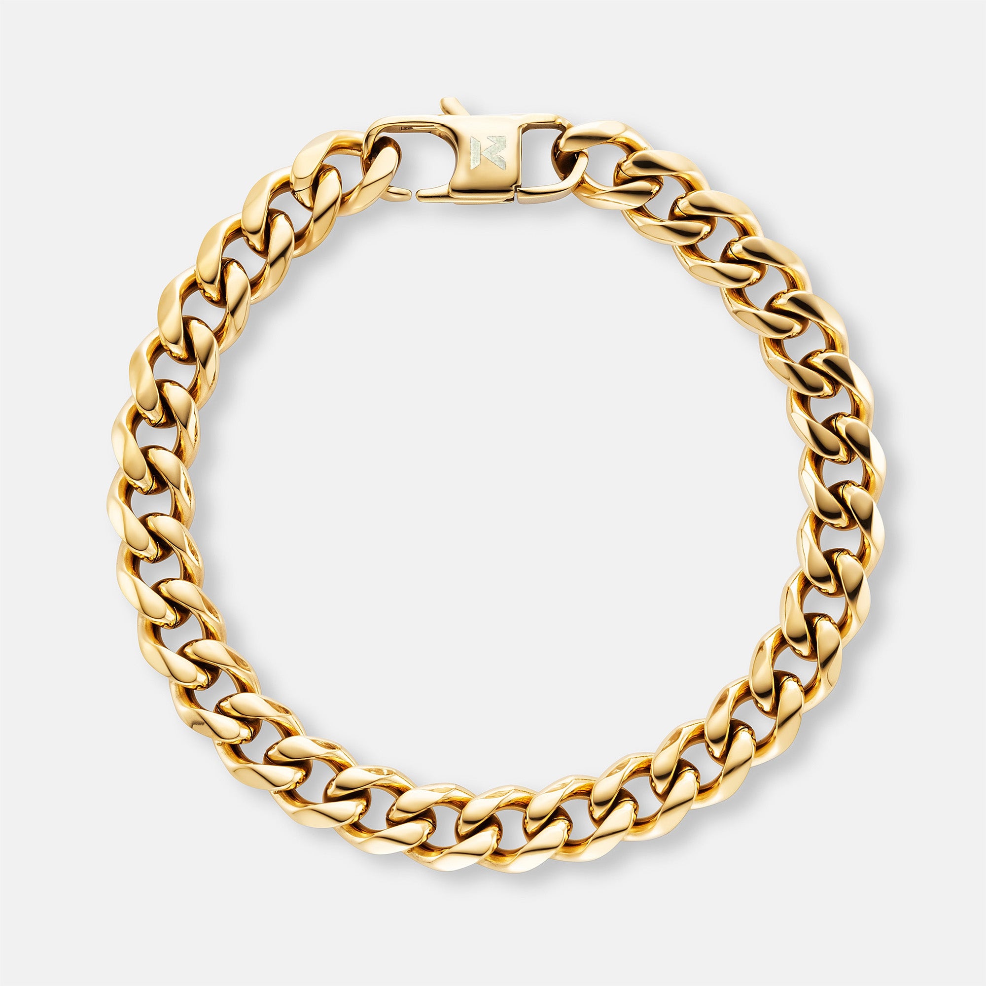 K12 - GOLD CUBAN BRACELET - 8MM