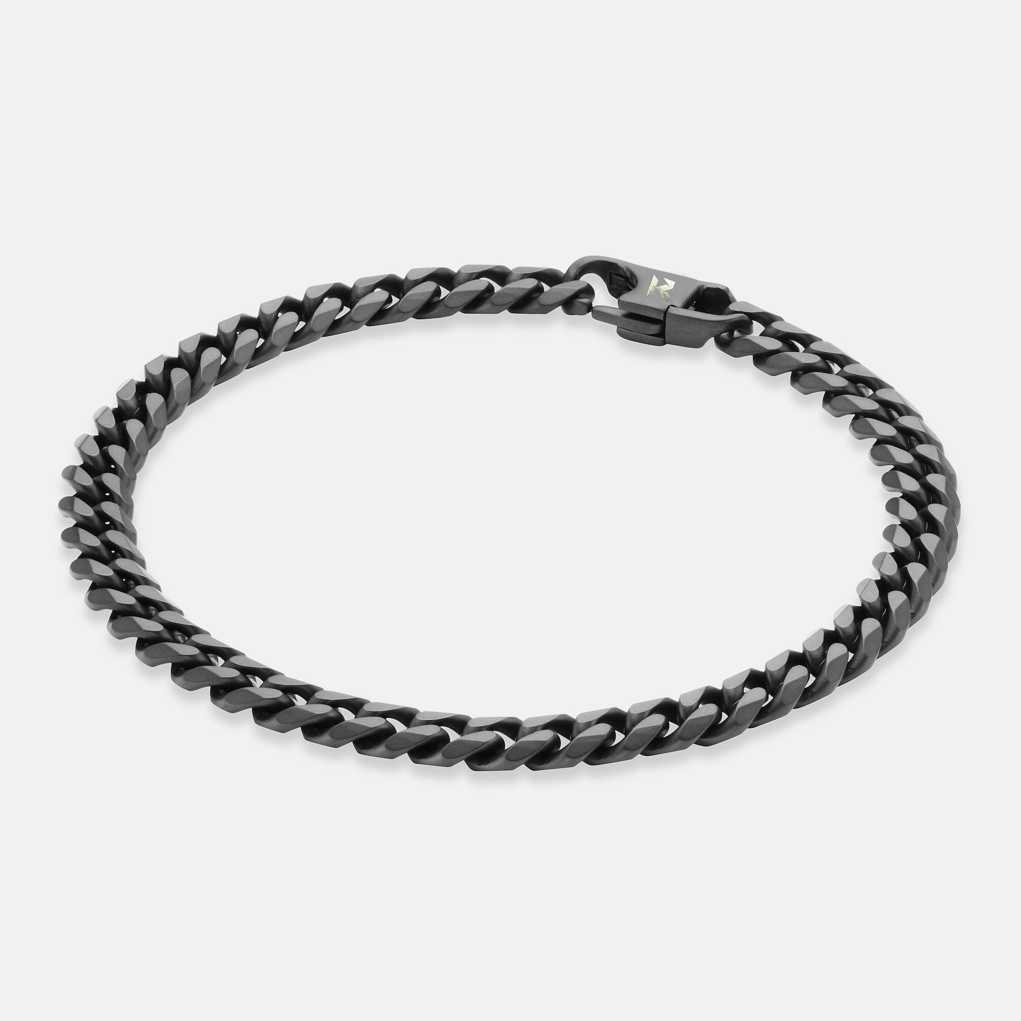 K12 - BLACK CUBAN BRACELET - 6MM