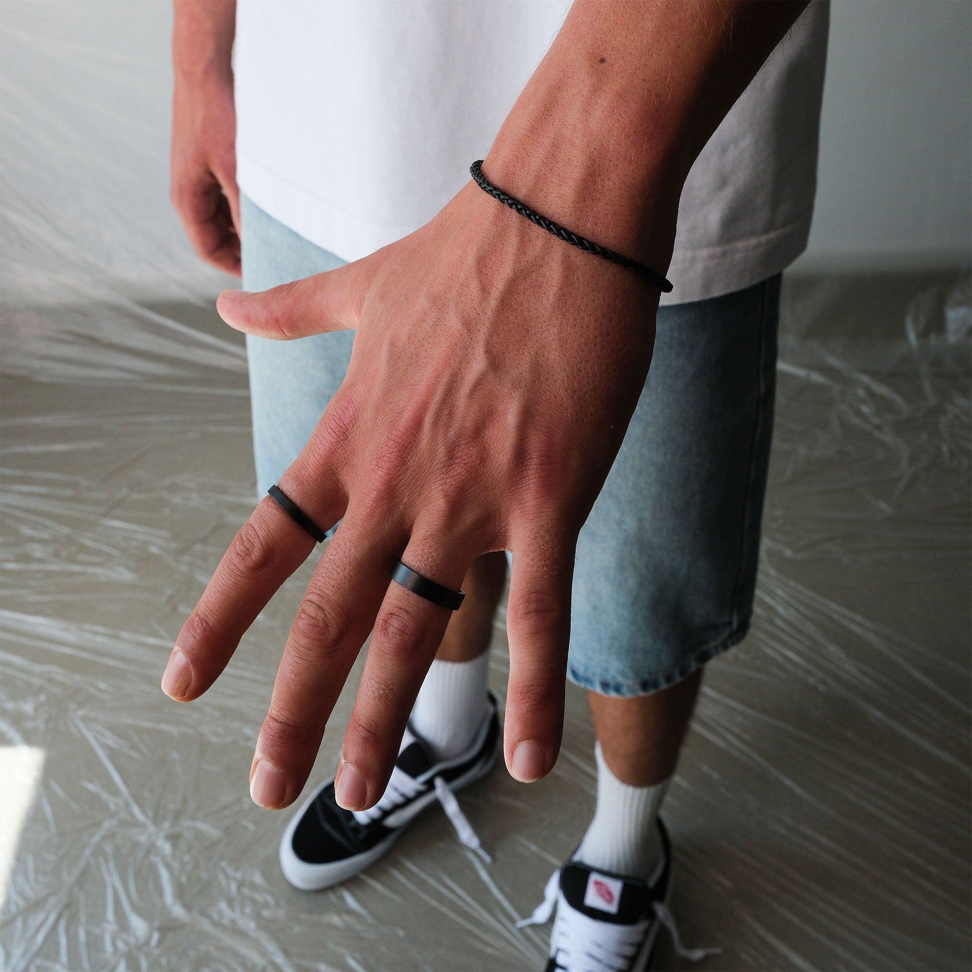 K12 - BLACK WHEAT BRACELET - 3MM