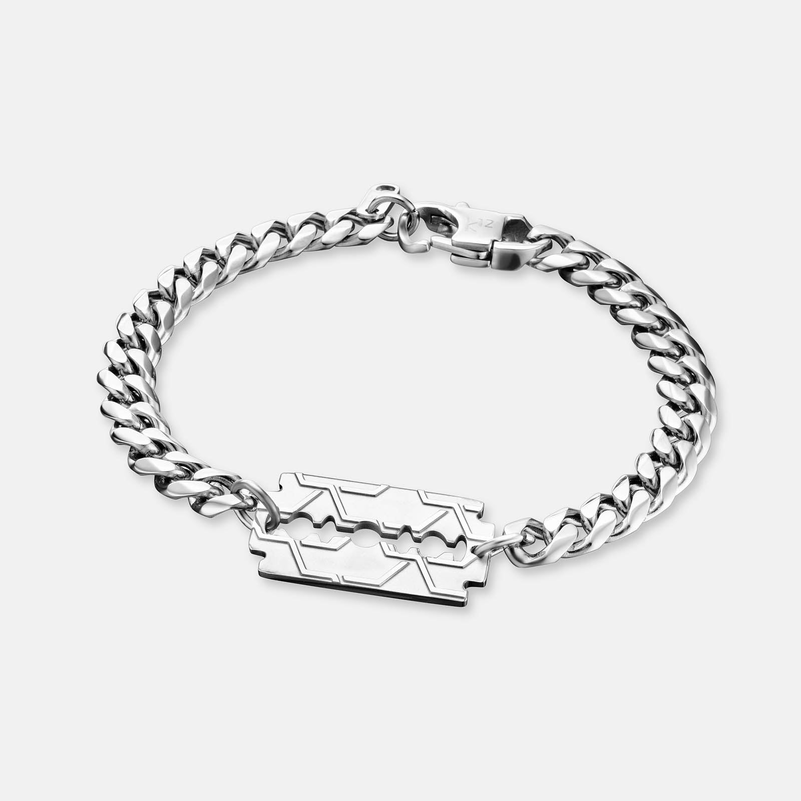 K12 - SILVER STEEL BLADE BRACELET