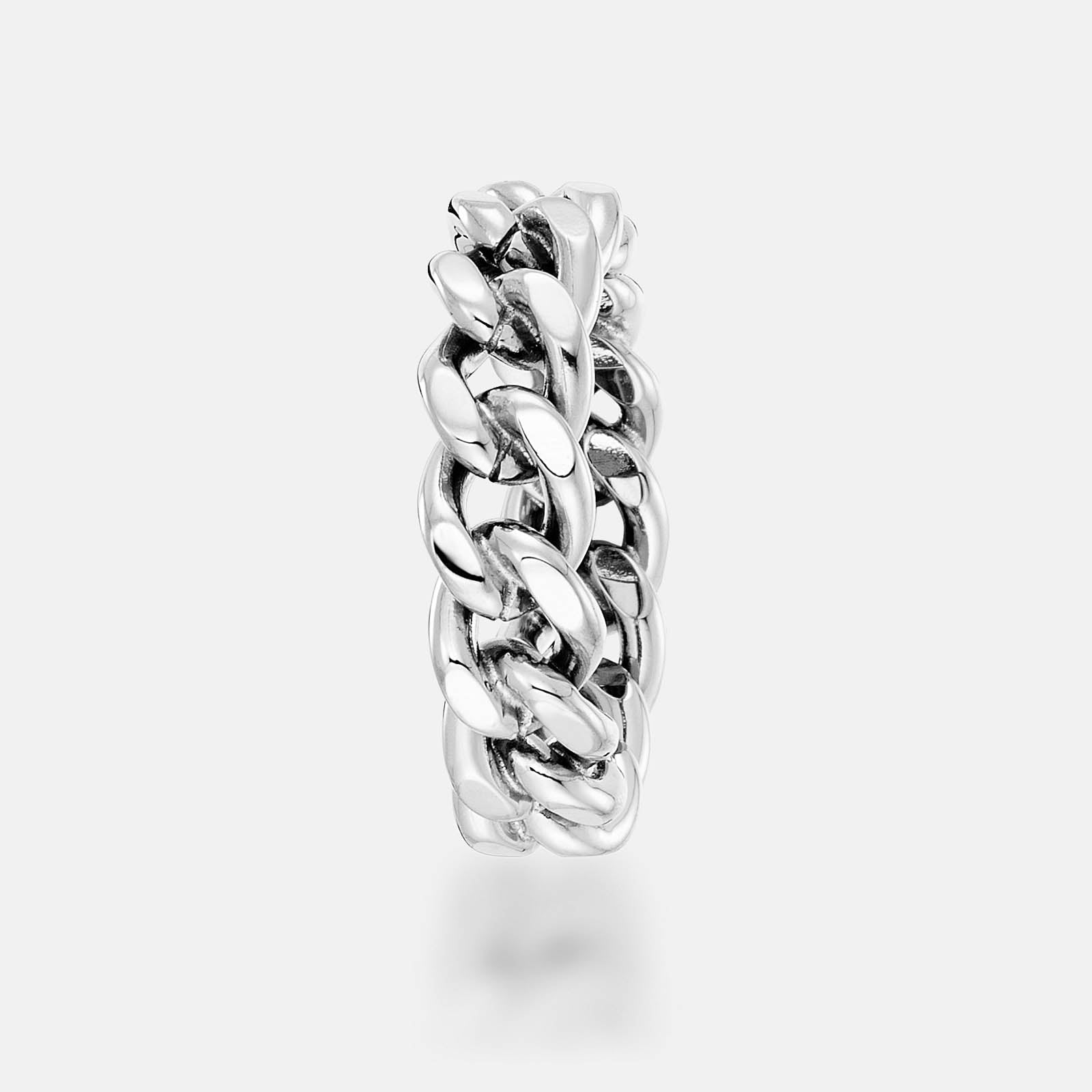 K12 - SILVER CURB RING