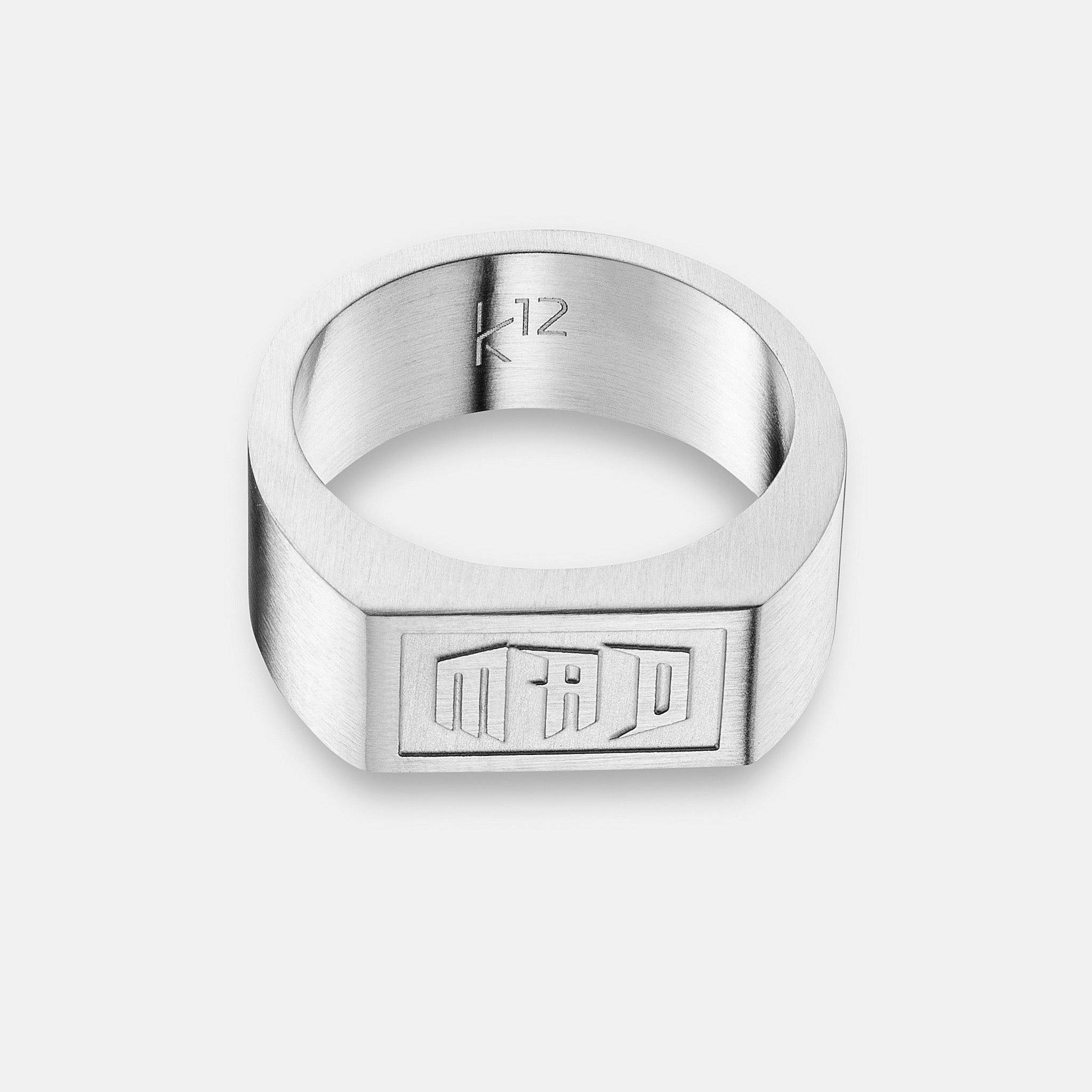 K12 - SILVER STEEL RING - MAD