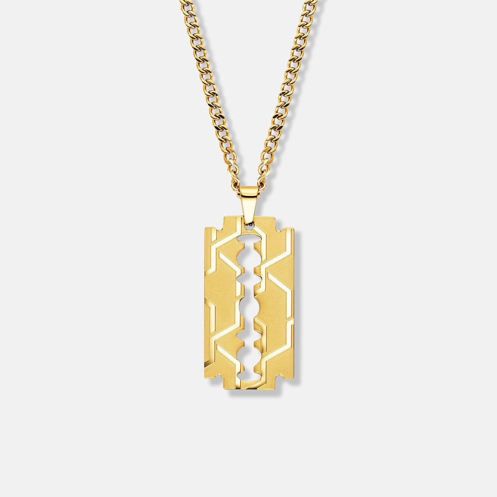 K12 - GOLD STEEL BLADE CHAIN