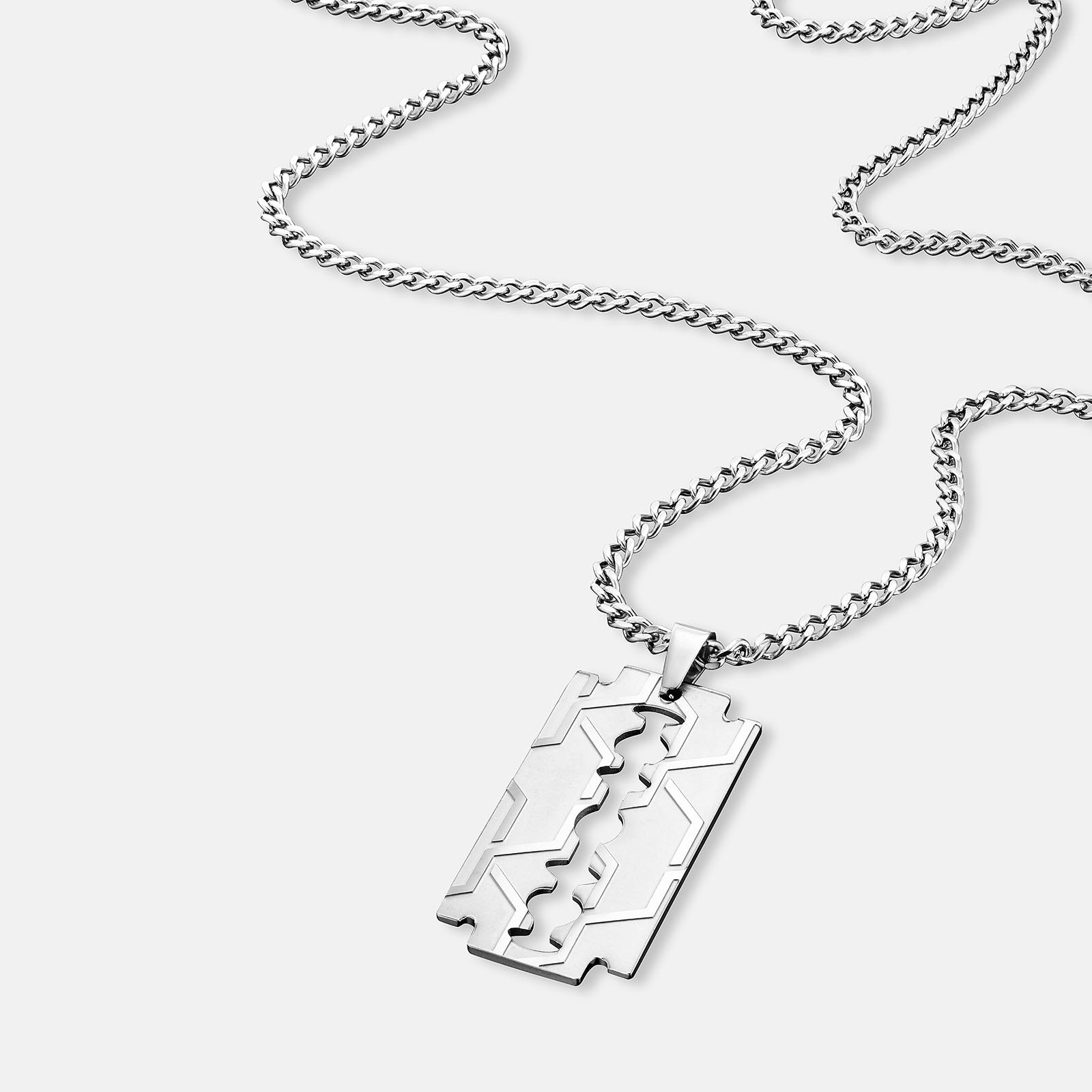 K12 - SILVER STEEL BLADE CHAIN