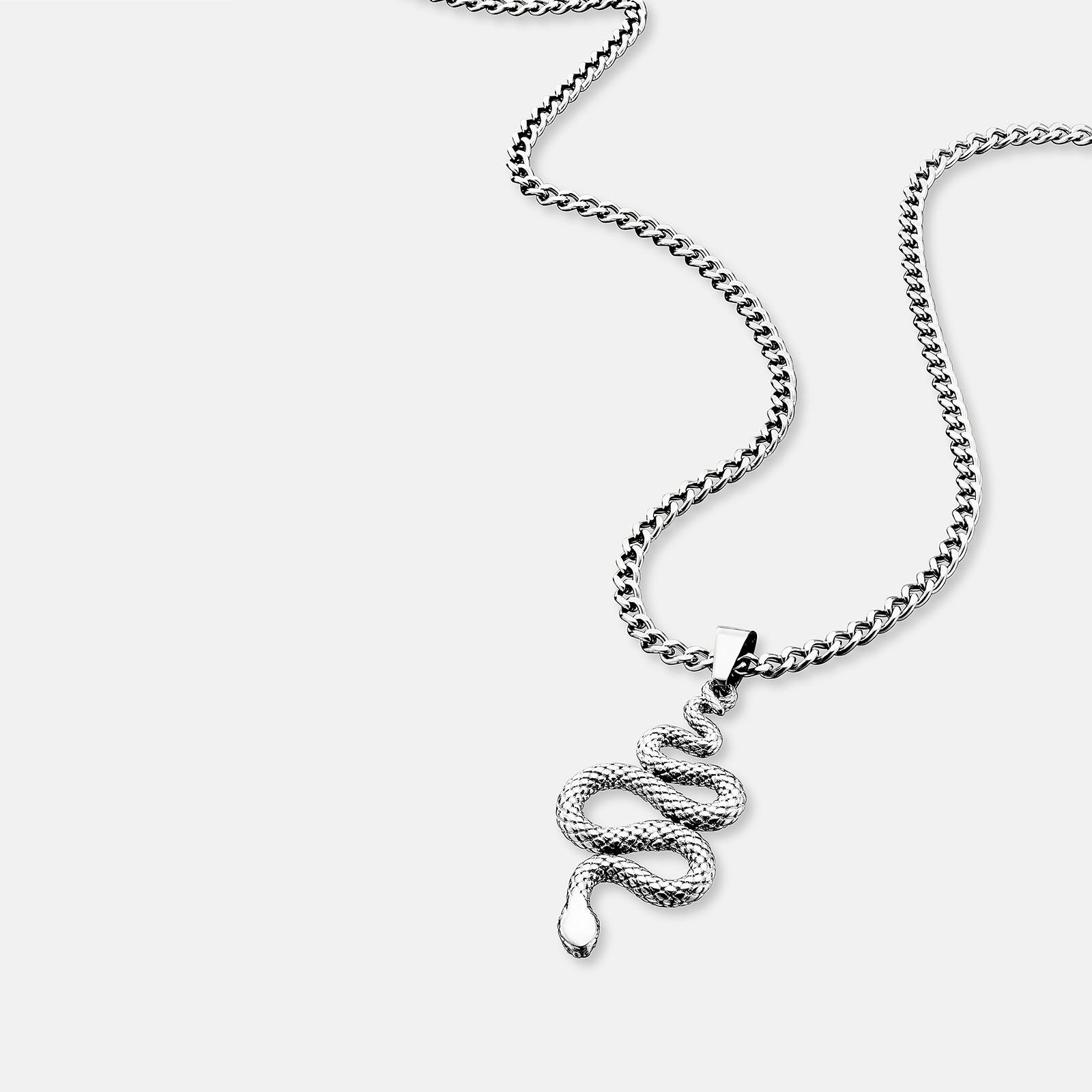 K12 - SILVER STEEL VIPER CHAIN